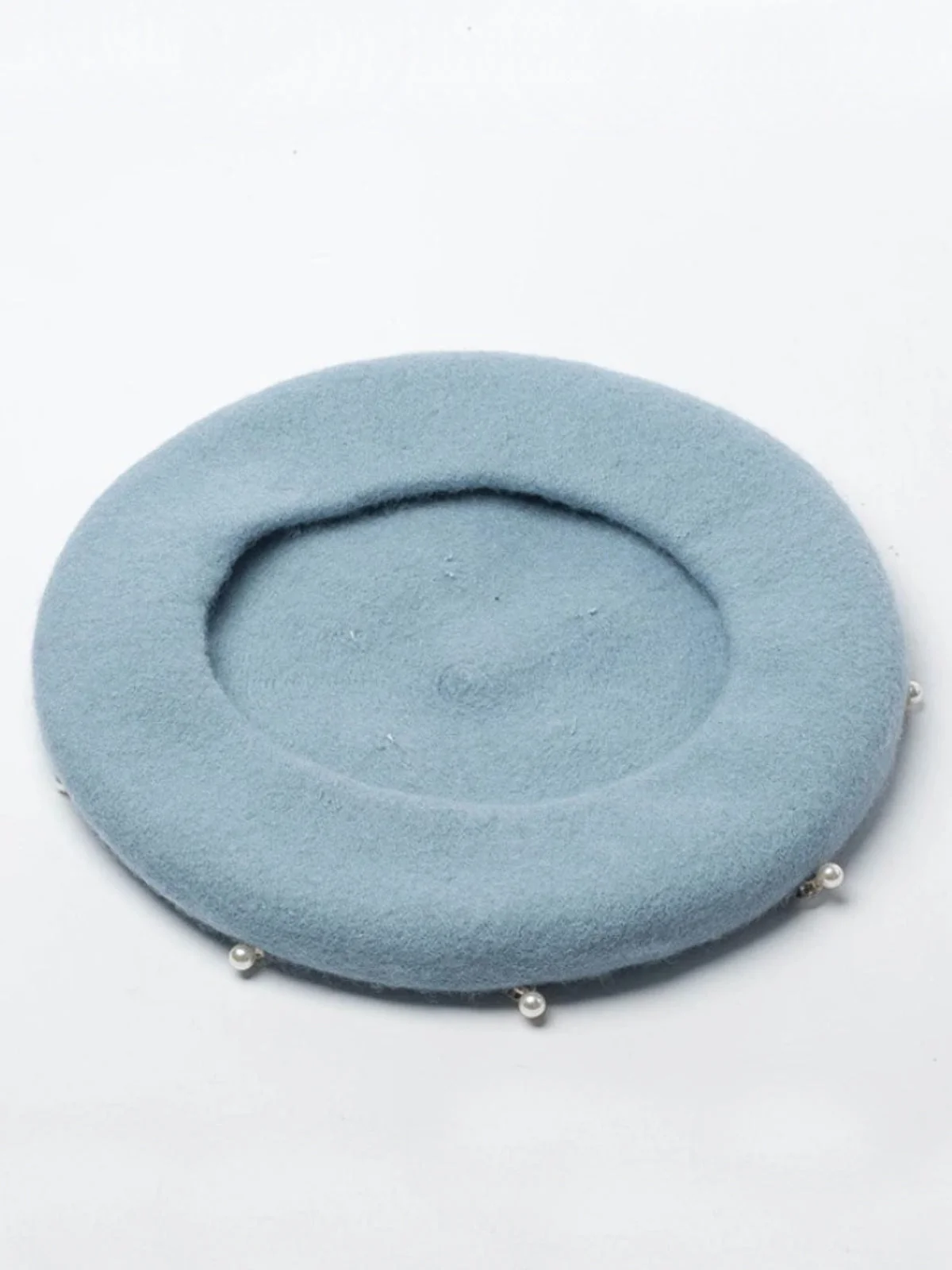 Forever Posh Pearl Beads Wool Beret - Image 5